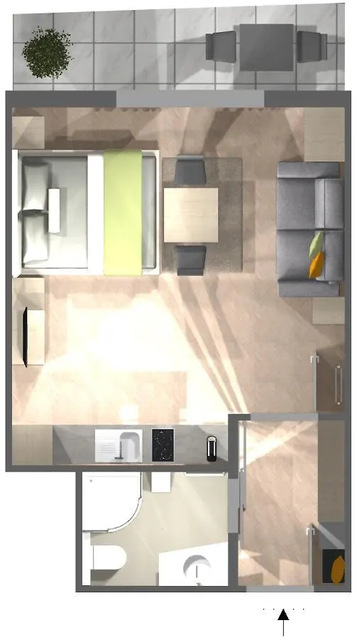 Appartement Styria Graz 0*,